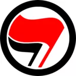 Векторные картинки из круглых Антифашистского действия знака