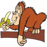 猿食べるバナナ