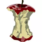 Apple core ilustracji wektorowych