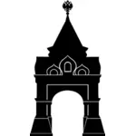 Memorial arch grafiki wektorowej Vladivostok