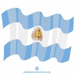 ארגנטינה מניפה דגל