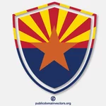 Arizona flag heraldic shield
