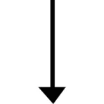 Vector image of a purple arrow