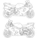 Motorbikes drawing