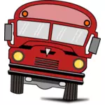 Vector drawing of a cartoon bus