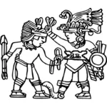 Sticker aztèque