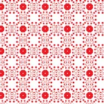 Røde prikker mønster