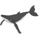 Imagen de dibujos animados de mamíferos más grande del mar