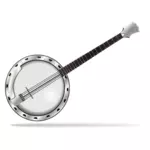 Banjo chordophone vektori kuva