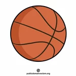 Grafica vettoriale di basket clip art