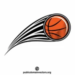 Logotipo da trilha de basquete