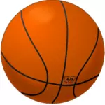 バスケット ボールの再生ボール ベクトル クリップ アート