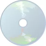 CD-ikonet med refleksjon vektor image