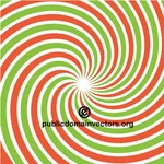 Radial stripes vector