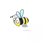 कार्टून मधुमक्खी bumble के वेक्टर चित्रण