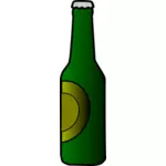 Illustration vectorielle de bière bouteille