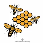 Bienenkorb-Vektor-Grafiken
