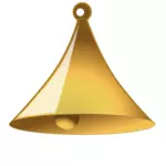 Yellow bell 3d clip art