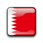 Pulsante bandiera vettoriale di Bahrain