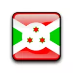 Burundi Fahne Schaltfläche Vektor