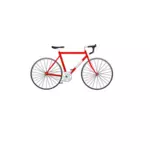 Imagem de bicicleta vermelha