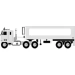 Camion mare vector illustration