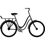 Pictograma de biciclete Negre