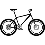 Silhueta de bicicleta MTB