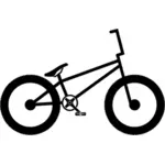 BMX som sykkel vektorgrafikk utklipp
