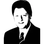 Bill Clinton vector graphics