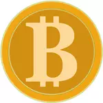 Kultaisen Bitcoinin kolikko