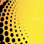 Black halftone design element