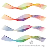 Blending lines vector