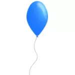 Mavi renkli balon vektör görüntü