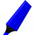 Vektör küçük resmini mavi fosforlu kalem