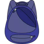Mavi okul çantası