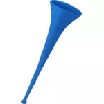 Vektorbild av moderna plast vuvuzela