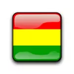 Botón brillante bandera de Bolivia