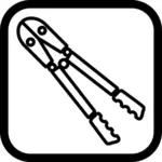 Parafuso do cortador ferramenta vetor clip-art