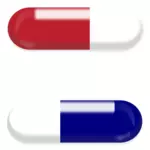 Vector Illustrasjon av piller
