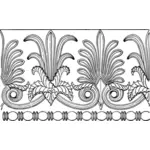 Ionische banner decoratie vector afbeelding