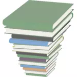 Кучу книг векторное изображение