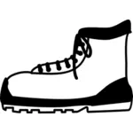 Ilustracja wektorowa odkryty boot
