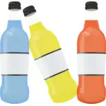 Imagen de botellas coloreadas