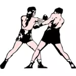 Boxers vector illustration