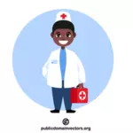 ילד משחק רופא