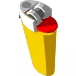 Vector image of plastic kettle