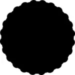Тернистый путь черный круг векторные иллюстрации