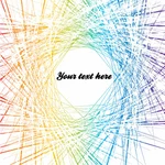 Colorful lines vector background