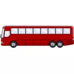 Tour bus vector drawing